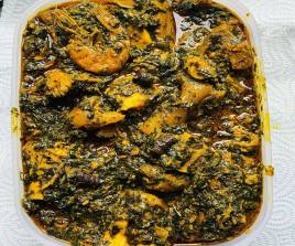 Bowl of afang soup