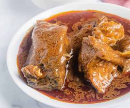 Bowl of banga soup