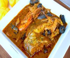 Seafood banga soup